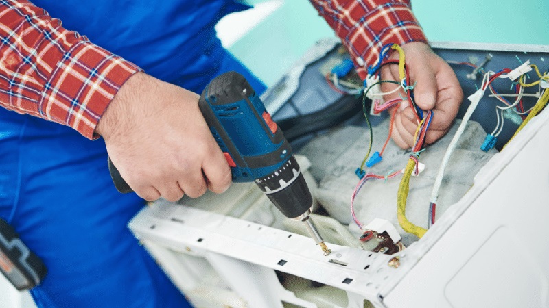 Manisa Carrier Carrier çamaşır makinesi kart tamiri – Su almama arızası orijinal parça ile giderildi. - Teknik servis örneği